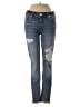 True Religion Hearts Blue Jeans Size 26 waist - photo 1
