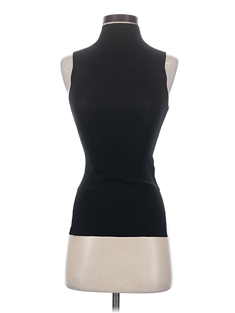 Pre-owned Everlane Sleeveless Top Black Halter Neckline Tops