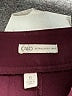 Cato Solid Burgundy Casual Pants Size 6 - photo 7