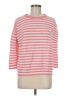 J.Crew Stripes Pink Pullover Sweater Size M - photo 1