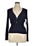 Leith Solid Blue Cardigan Size XL - photo 1