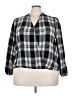 Eyeshadow Black 3/4 Sleeve Blouse Size 2X - photo 1