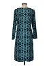 Laundry by Design Print Teal Casual Dress Size 2 - photo 2