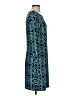 Laundry by Design Print Teal Casual Dress Size 2 - photo 4