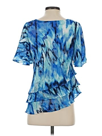 Alex Evenings Short Sleeve Blouse (view 2)