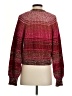 525 America 100% Acrylic Tweed Burgundy Cardigan Size S - photo 2