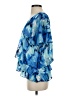 Alex Evenings 100% Polyester Blue Short Sleeve Blouse Size S - photo 5