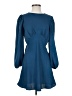 Express 100% Polyester Solid Blue Casual Dress Size S - photo 1