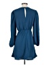 Express 100% Polyester Solid Blue Casual Dress Size S - photo 2