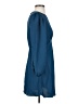 Express 100% Polyester Solid Blue Casual Dress Size S - photo 4