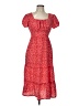Unbranded Hearts Red Casual Dress Size L - photo 1