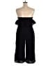 Topshop 100% Cotton Hearts Black Jumpsuit Size 14 - photo 2