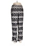 Solitaire Print Black Casual Pants Size M - photo 1
