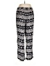 Solitaire Print Black Casual Pants Size M - photo 2