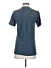 Canvas 100% Cotton Print Blue Short Sleeve T-Shirt Size S - photo 2