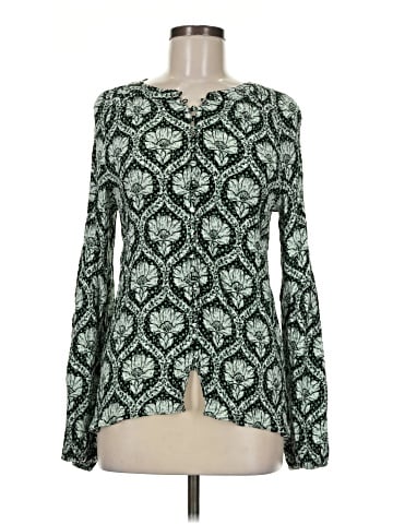 White House Black Market Long Sleeve Blouse (view 1)