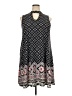 No Boundaries Paisley Black Casual Dress Size 3X - photo 1