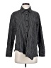 River Island Stripes Black Long Sleeve Button-Down Shirt Size XS - photo 1