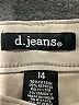 d.jeans Solid Gray Khakis Size 14 - photo 4