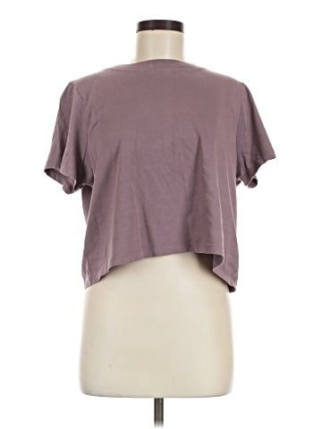 Madewell Softfade Cotton Boxy-Crop Tee (view 1)