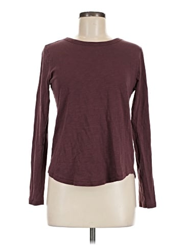 Madewell Whisper Cotton Rib-Crewneck Long-Sleeve Tee (view 1)