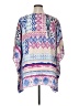 Chico's 100% Polyester Blue Poncho Size XL - photo 2