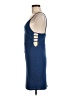 Sunset & Spring Solid Blue Cocktail Dress Size M - photo 5