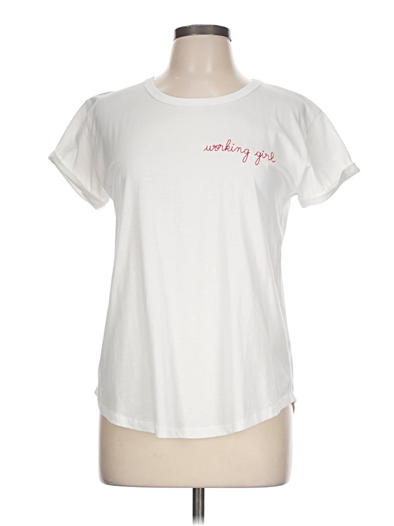 Maison Labiche Short Sleeve T-shirt In Ivory