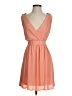 Assorted Brands Solid Orange Cocktail Dress Size S - photo 1