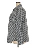 Torrid 100% Polyester Houndstooth Silver Long Sleeve Blouse Size 3X Plus (3) - photo 5
