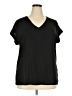 Worthington Black Short Sleeve Blouse Size XXL - photo 1