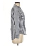 Alexander Jordan 100% Rayon Stripes Blue Long Sleeve Blouse Size M - photo 4