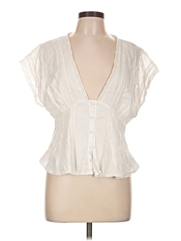 Free People Short Sleeve Blouse (view 1)