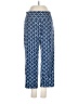 J. McLaughlin 100% Nylon Print Blue Casual Pants Size S - photo 1