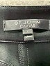 St. John Caviar Solid Black Dress Pants Size 4 - photo 7