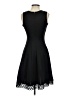 Donna Ricco Solid Black Cocktail Dress Size 4 - photo 2