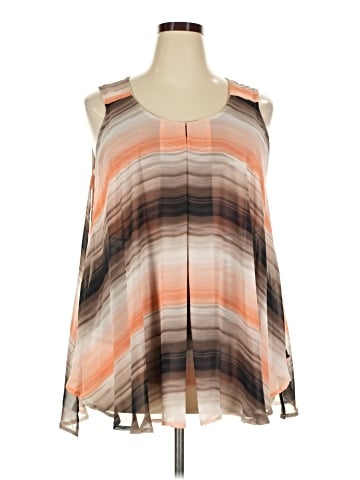 Roz & Ali Sleeveless Blouse (view 1)