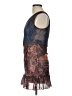 Unbranded Graphic Blue Brown Cocktail Dress Size L - photo 5