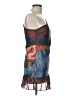 Unbranded Graphic Blue Brown Cocktail Dress Size L - photo 4