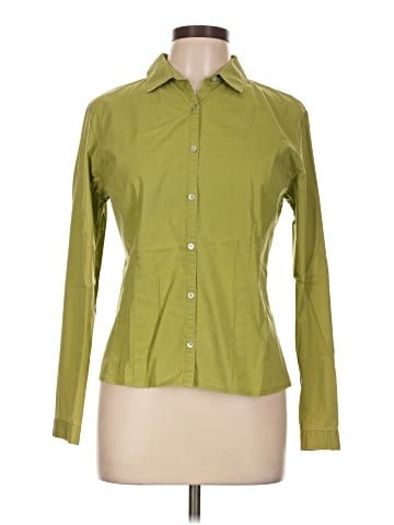 Ann Taylor Long Sleeve Button-Down Shirt (view 1)