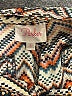Parker 100% Silk Chevron-herringbone Orange Silk Pants Size S - photo 7