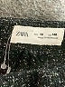 Zara Chevron-herringbone Black Shorts Size 10 - photo 3