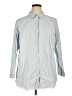 Joan Rivers 100% Cotton Solid Blue Long Sleeve Button-Down Shirt Size 1X - photo 1