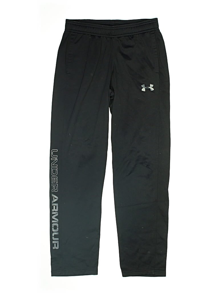Pre-owned Under Armour Kids' Track Pants In Black