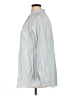 Joan Rivers 100% Cotton Solid Blue Long Sleeve Button-Down Shirt Size 1X - photo 5