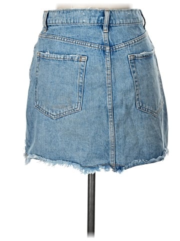 Zara Denim Skirt (view 2)