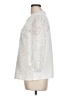 Cato 100% Polyester Stars White 3/4 Sleeve Blouse Size L - photo 5