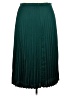 J.Crew 100% Polyester Solid Green Formal Skirt Size 18 - photo 2