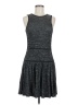 Tibi Solid Gray Casual Dress Size 8 - photo 1