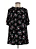 19 Cooper 100% Rayon Floral Black Short Sleeve Blouse Size M - photo 1